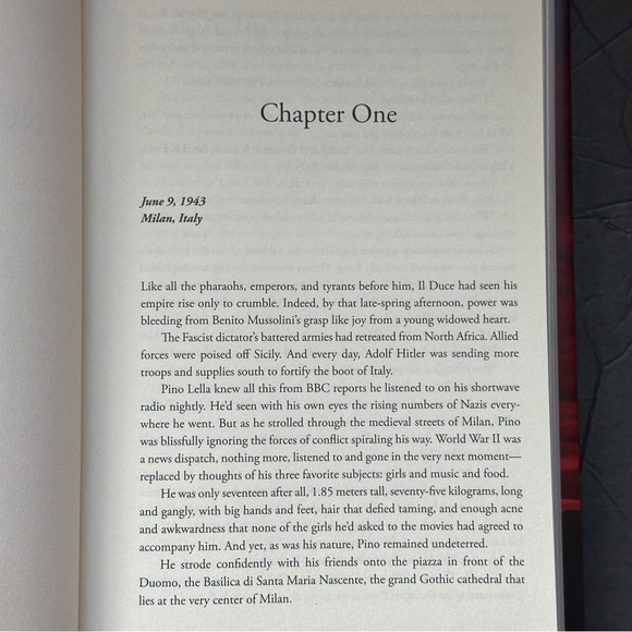 Beneath a Scarlet Sky by Mark Sullivan | Historical Fiction | Hardcover Book - Picture 8 of 8